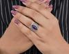 Solid 925 Sterling Silver Amethyst Gemstone Boho Designer Birthday Gift Statement Ring Women Jewelry
