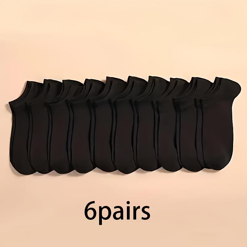 5/16/12 Pairs Of Unisex Solid Color Low-cut Socks, Comfy Breathable Soft Sweat Absorbent Socks For Daily And Outdoor Wearing