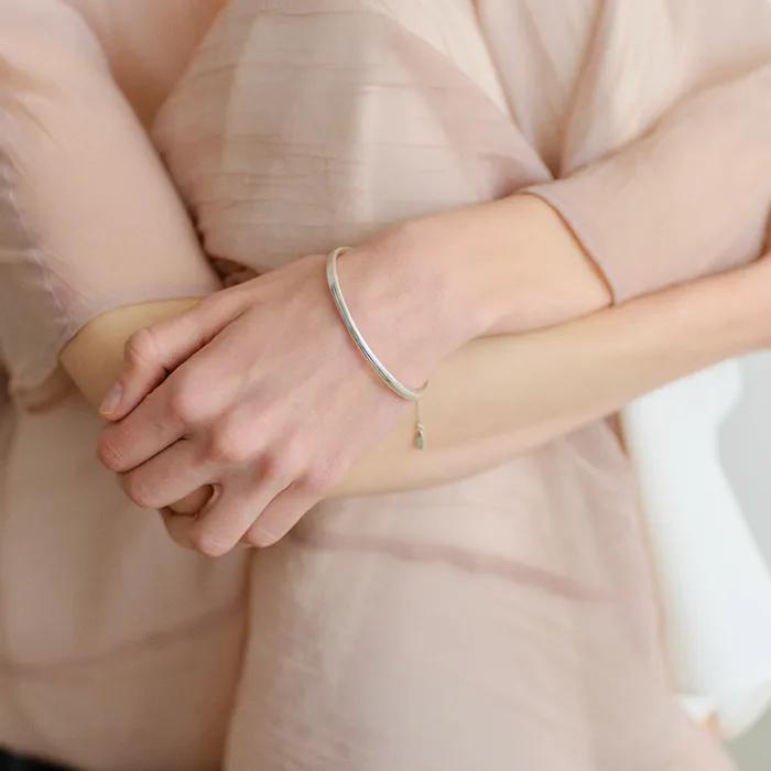 [VEI] 925silver SIGNATURE CHAIN BANGLE_OE2A2MBR40