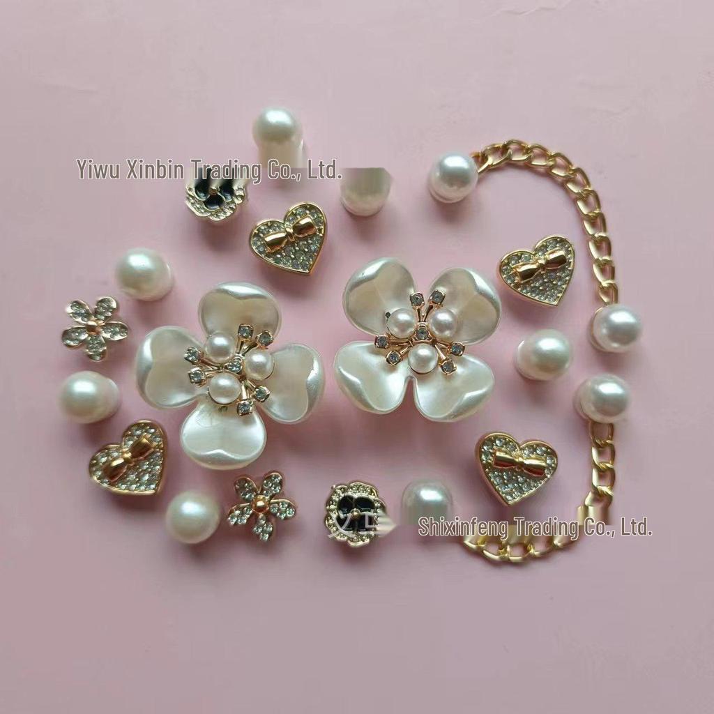 Charms de Chaussures DIY: Perles 3D, Perles Dessin Animé, Boucles Amovibles & Perles sur Ficelle.