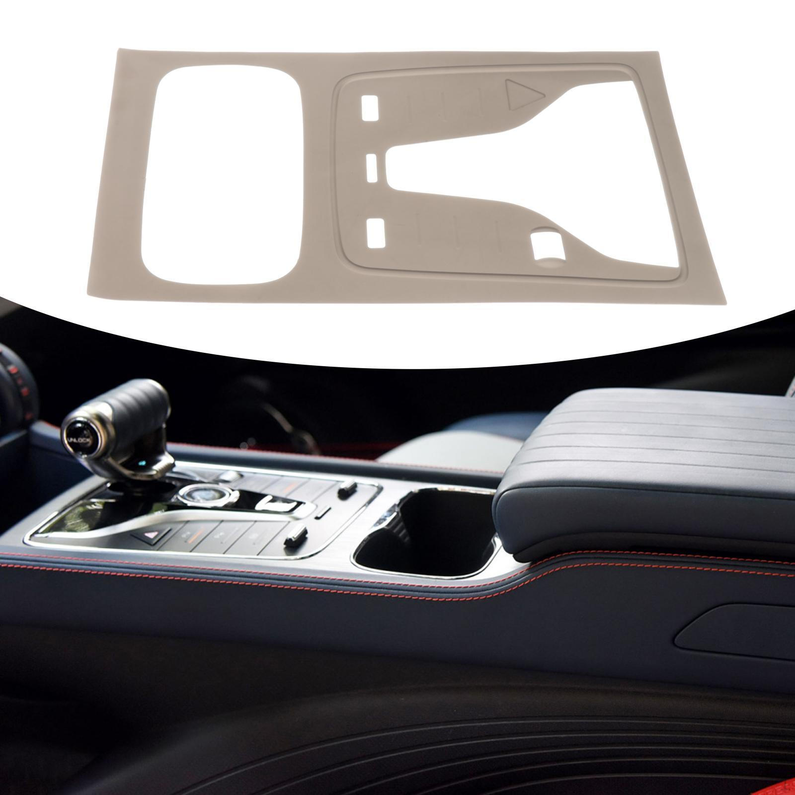 Central Control Panel Button Cover, Soft Silicone Interior Decoration, Dustproof Style B