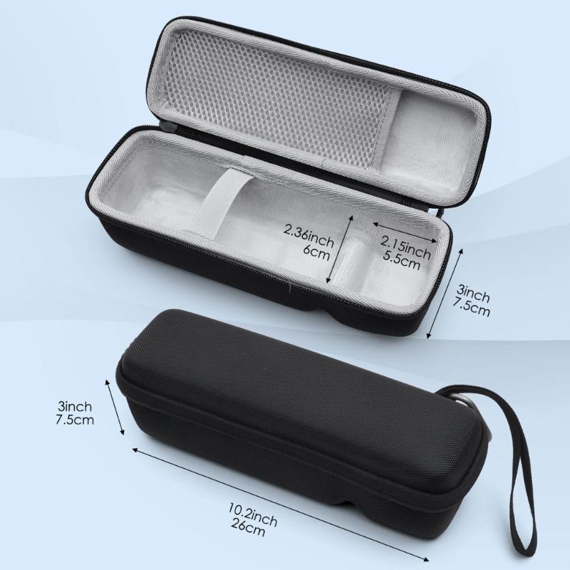 EVA Carry Case for Power Bank 27650 & 24000mAh Storage Bag Scratchproof Hard Box Storage Pouch with Mesh Pocket