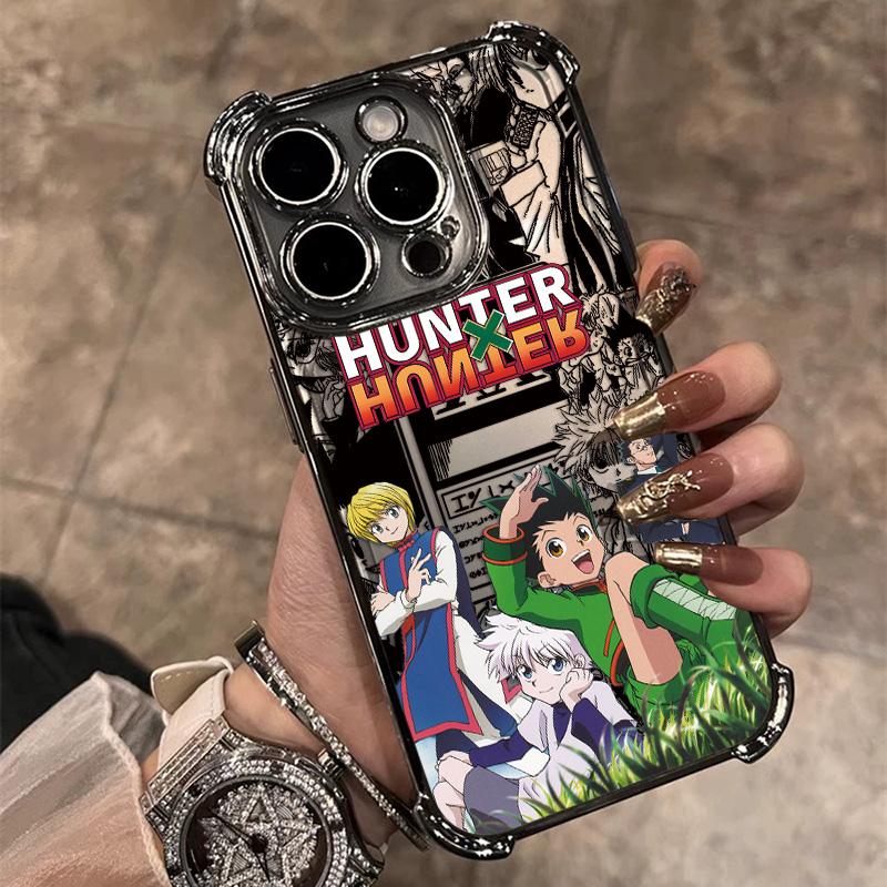 Anime Killua Hunter X Hunter Plating Phone Case For Google Pixel 10 9 8 7 9a 8a 7a Pro XL 5G Anti Fall Airbag