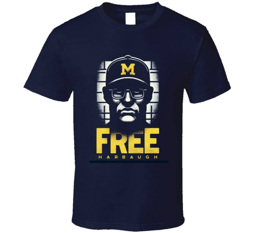 Free Coach Harbaugh T Shirt Mens Womens Tees Top S