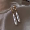 2025 Silver Needle Zircon Pearl Earrings: French Retro Light Luxury Studs for Women