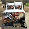 Set Biancheria da Letto Singer H-Harry-S-Styles Set Raffinato di Biancheria da Letto Copripiumino Set Piumone Set Biancheria da Letto Lusso Regalo di Compleanno