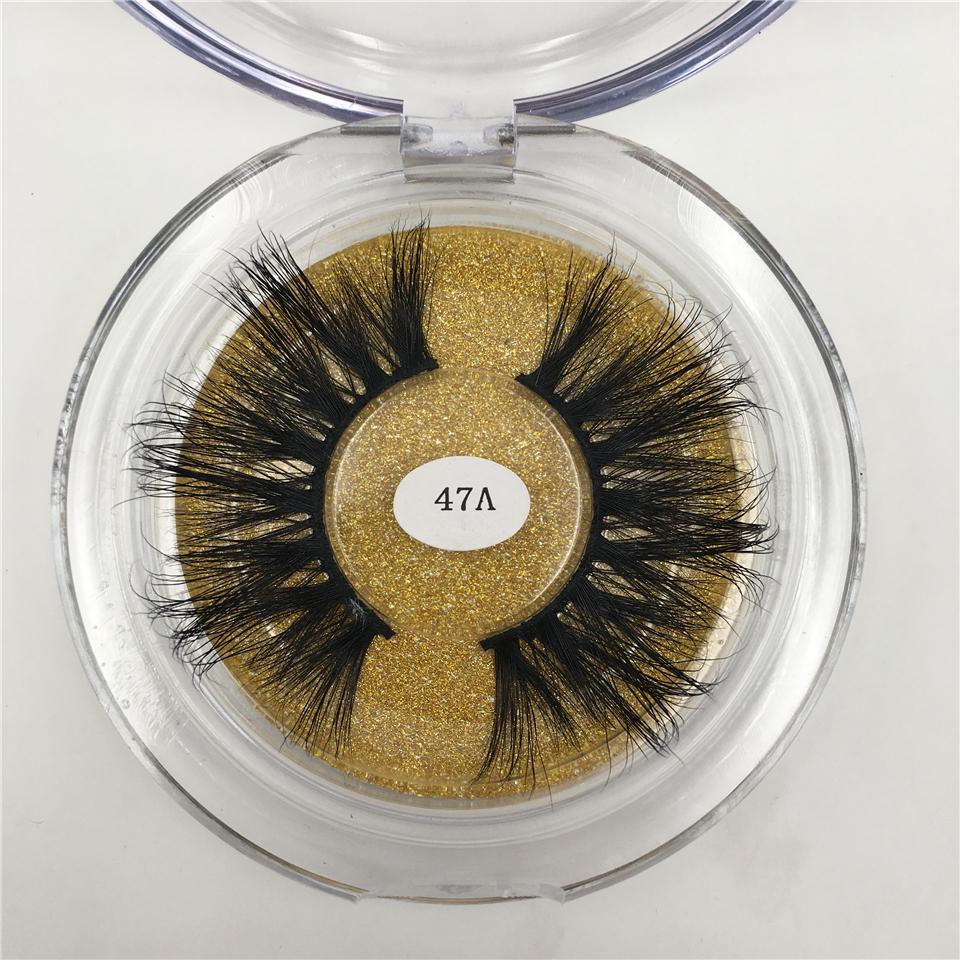 RED SIREN 25mm Mink Eyelashes Dramatic Long Natural Lashes Handmade 25 mm 3d Mink Lashes Make Up Vendors Fake Eyelashes