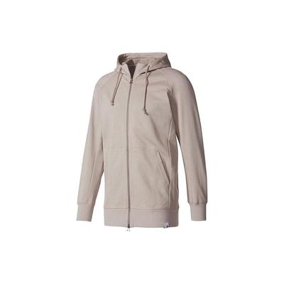 Hooded Zip-Up Long Sleeve Jacket Men Jackets Brown CD8521-GREY