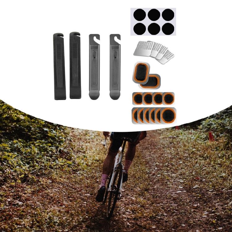 Bicycles Flat Tire Repair Kits Bicycles Inner Tubes Tire Tool Bike Tire Repair Kits Glueless Patchs Puncture Patches Kits