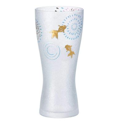 ADERIA Schaumbildendes Premium Nippon Taste Goldfisch Feuerwerk Bierglas 310ml Hergestellt in Japan Kosmetikbox Hochzeitstag Tagesgeschenk Geschenk Beliebtheitsranking