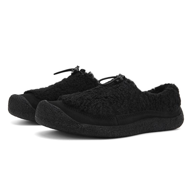 Star Women's Shoes of the Same Style, Small Sheep's Hooves, Small Bear's Paw, One Pedal, Fluffy Slippers, Women's Outdoor Casual Shoes, Warm In Autum