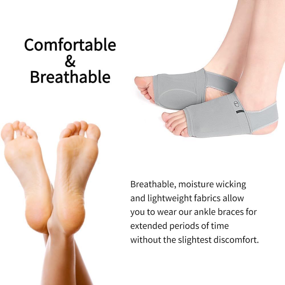 LAKSHMINARAYAN SALES 1pair Arch Support For Flat Feet Arch Support Insole Plantar Fasciitis Footwear Foot Alignment Socks Women Foot Band For Pai