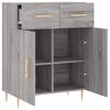 Sideboard Gray Sonoma 69.5 x 34 x 90 cm Particleboard