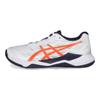 Asics Gel Tactic 12 Abrasion Resistant Low Top Badminton Shoes Unisex White Orange Sneakers 1073A071-102