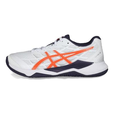 Gel Tactic 12 2E Wide Weiß Nova Orange Unisex Sneakers 1073A071-102