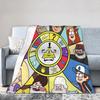 Gravity Falls Anime Deky Flanelový Textilní Dekor Prodyšná Teplá Přehozovádeka pro Lůžkoviny Cestovní Přehozy
