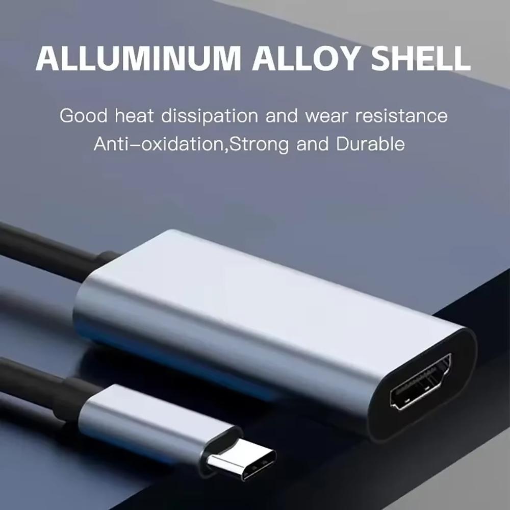 Type C to hdmi-Compatible Adapter Converte 4K 60Hz Adapter for MacBook Pro iPad Pro Samsung Galaxy S10 S9 USB C Video Converter