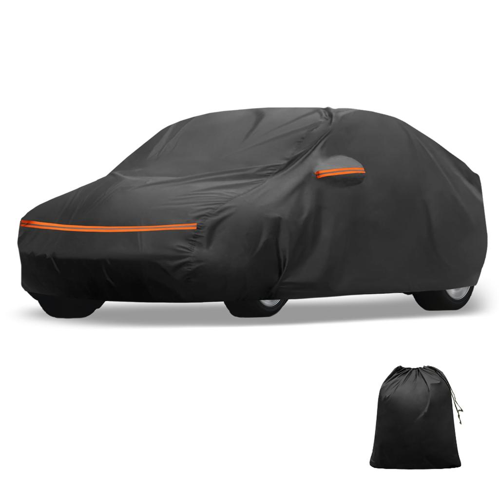 X AUTOHAUX Car Body New Waterproof Fabric Lightweight and Comfortable for Fleece Paint Seat Door Even If You Forget Windbreak Storage Sun Rainy Season