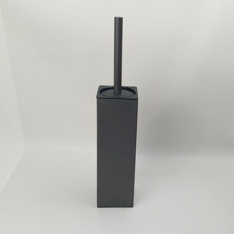 304 Stainless Steel Floor-Standing Toilet Brush with Punch-Free Wall Mount & Deodorizing Long Handle