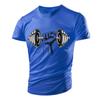Dumbbell Graphic T-Shirt For Men Gym 3D Printed T Shirts Summer Casual Breathable Sports Round Neck Quick Dry Short Sleeves Tees