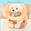 Cute Bunny Plush Toy With Flower For Valentines Day Gift For Girls