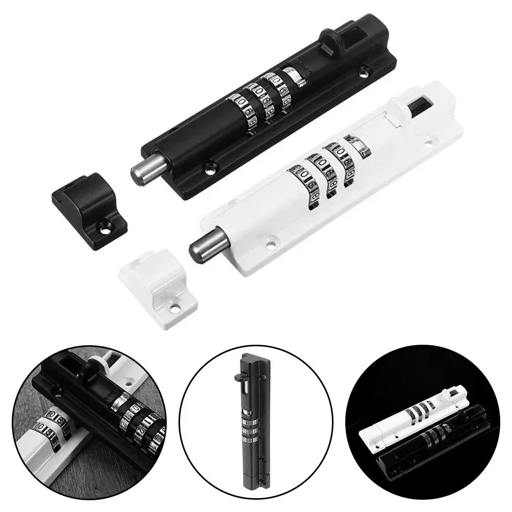 Door Bolt Password Lock Sliding Combination Code Bolt For Gate Garage Cabinet Anti-theft Home Hardware Gate Safety Door Lock