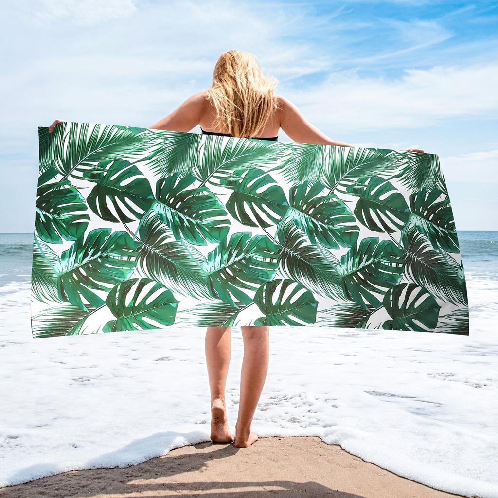 3D Sea Turtle Print Beach Towel Realistic Ocean Animal Quick Dry Polyester Bath Towel Summer Swimming Pool Travel Sand Free