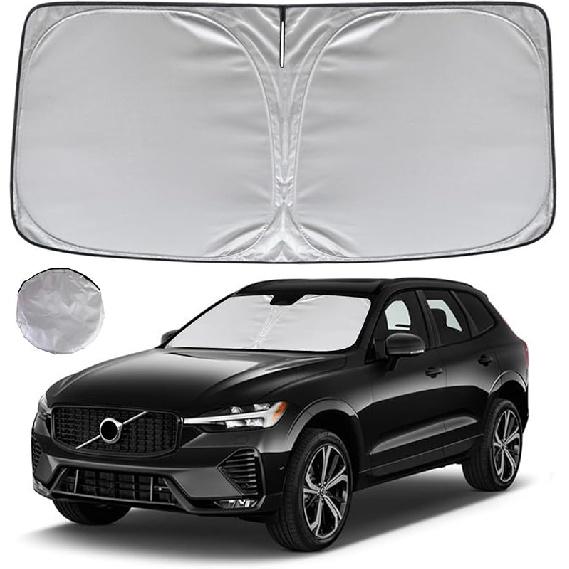 KAYZT Windshield Sun Shade For F150 2015- Foldable Sunshade Front Window  Fit Accessories