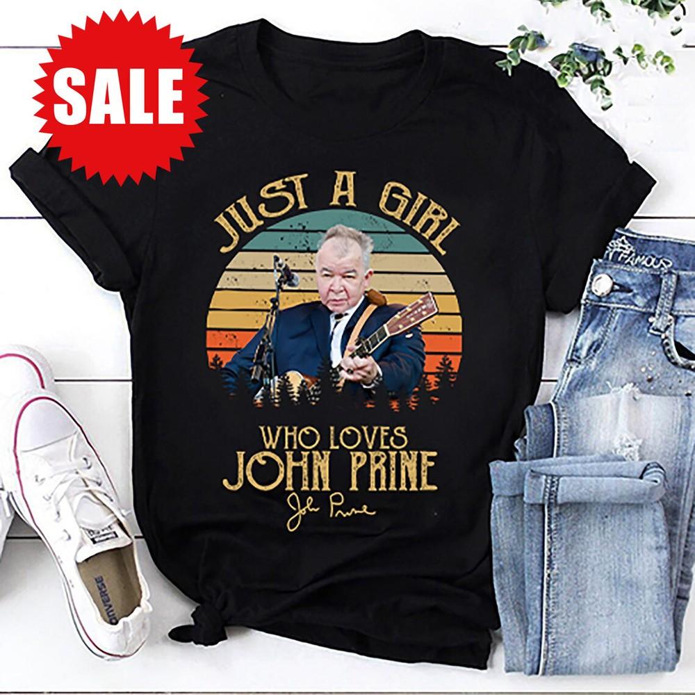 John Prine Music Short Sleeve T-Shirt Unisex T-Shirt L