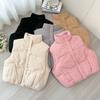 Corduroy Cotton Clothes Vest Women's Short Winter New Stand-up Collar Loose Cotton Clothes Loose Vest Vest Vest Vest