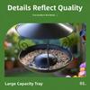 Rainproof Bird Food Dispenser Windproof Bird Feeding Tray Garden Decor Bird Water Bowl  Outdoor