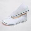 Comfortable Non-Slip White Nurse Shoes: Soft Sole, Low-Cut, Slip-On for Summer Work