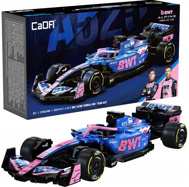 Constructor Cada Alpine F1 A525 Racing Car, 300 Elements