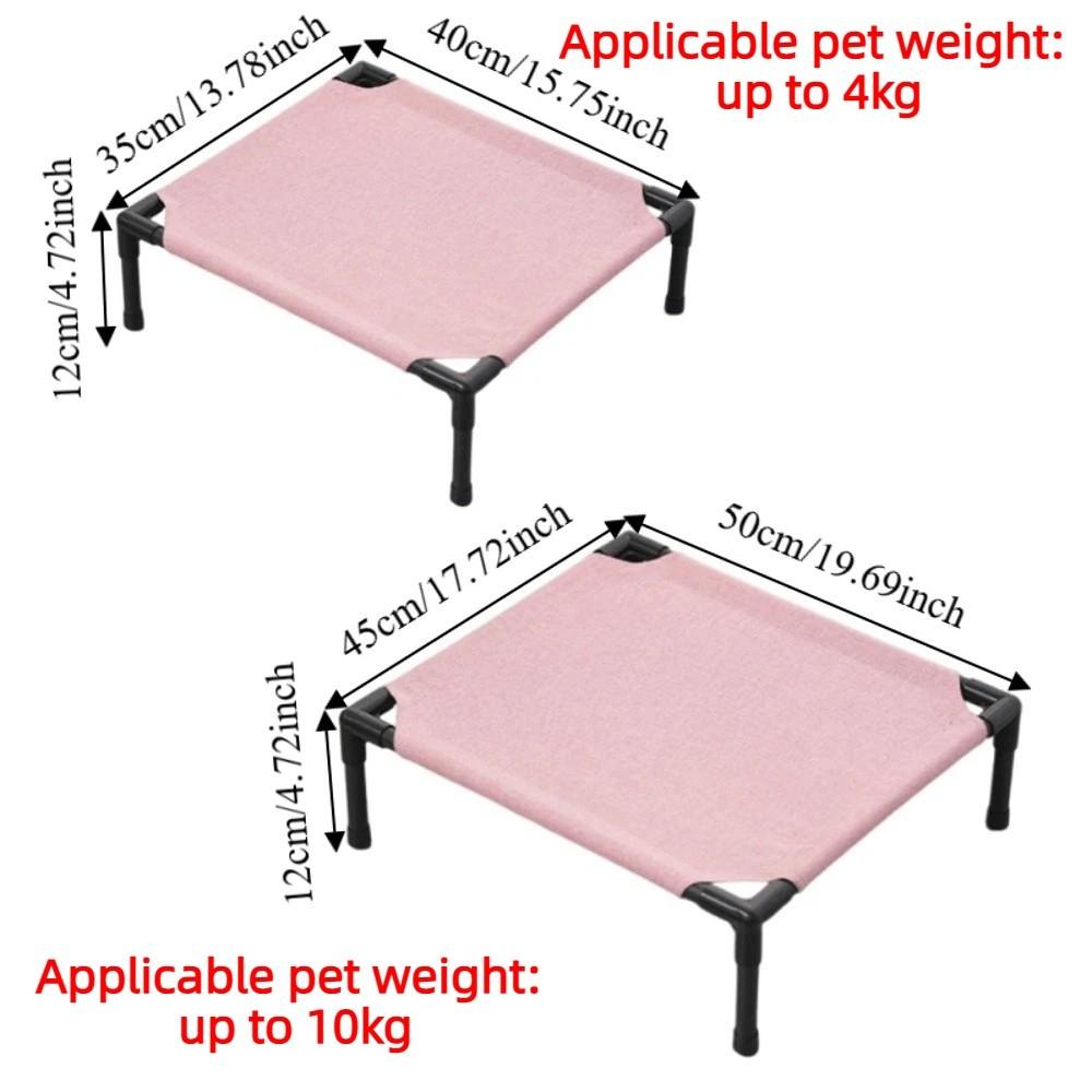 Detachable Pet Camping Bed Comfortable Cat Sofa Bed Cat Lounger Pet Cool Nest Outdoor Camping