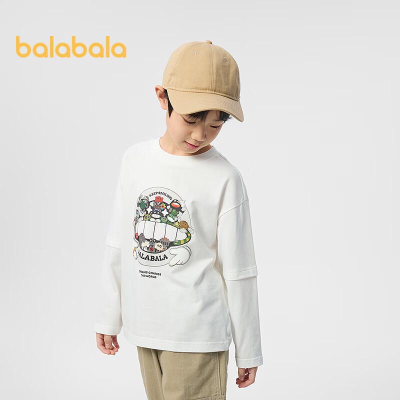 Balabala Boys  SICO Cartoon Long Sleeve T-Shirt 110