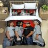 Tokio Hotel Band Copripiumino Trapuntato Comodo Federa Set Biancheria da Letto Decorazione Camera da Letto Bambini Tessile per la Casa