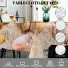 Summer Beach Starfish Seashells Rectangle Waterproof Tablecloth Party Decor Farmhouse Kitchen Tablecloth Picnic Table Decor