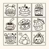 9pcs Set Cartoon Cat Dog Rubber Stamps Journal GO DIY Carved Stamps  for Scrapbooking Collage