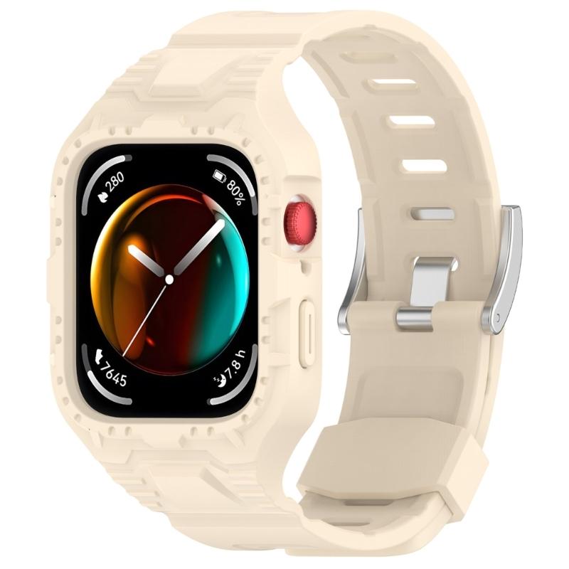 Soft Silicone Watch Bands for Watch Fit 3 Women and Man Sports Watch Bands Integrated Replacement