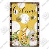 Putuo Decor Bee Vintage Metal Plaque Tin Sign Sweet Poster Wall Decoration For Garden Farm Decorative Living Room Home Decor