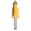 8mm Shank Woodworking Fishtail Handrail Router Bit Edge Finishing Milling Cutter