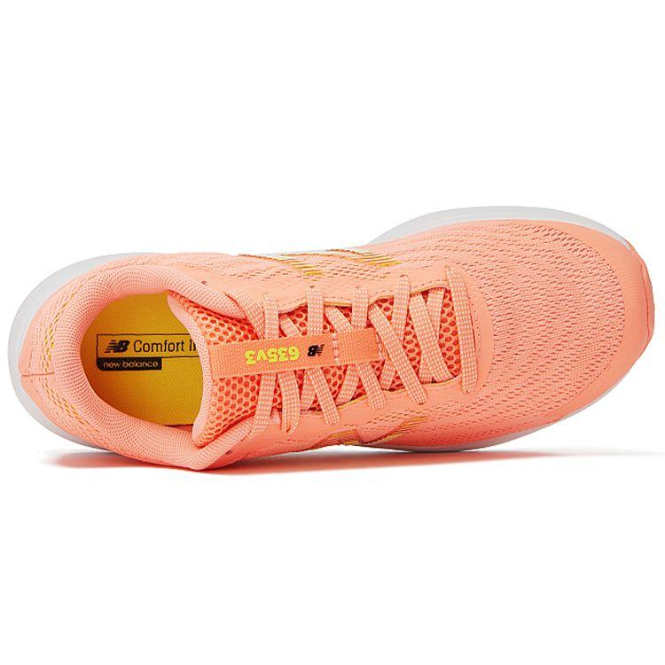 New Balance Nb 635 Comfortable Fabric Synthetic Leather Cushioning Wear-Resistant Breathable Low-Top Running Shoes Women sneaker Pink Orange W635LH3