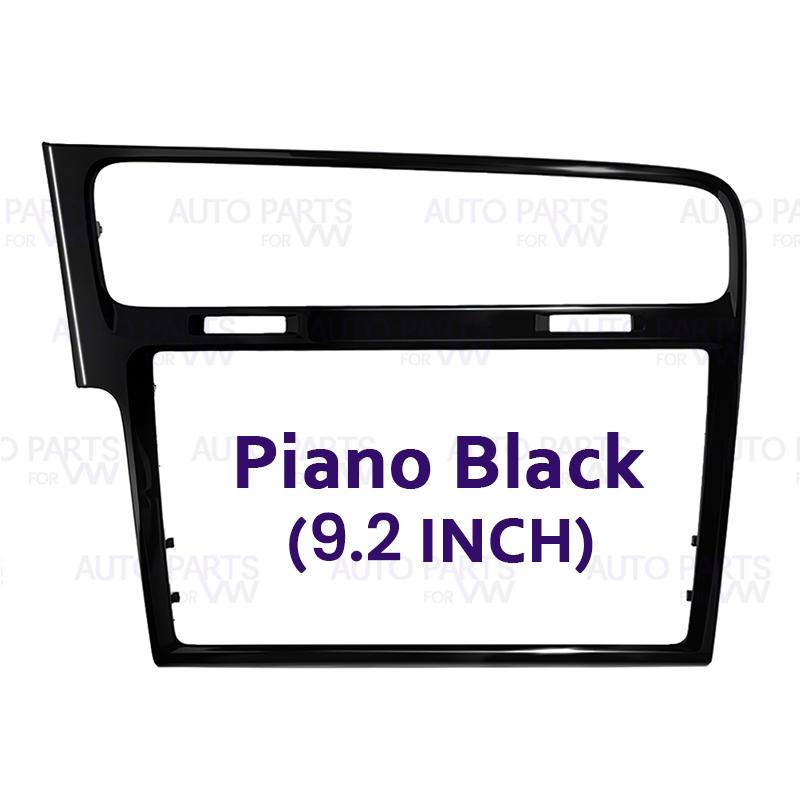 8" 9.2" Piano Black MIB 2 Radio LHD Frame For VW Golf 7 MK7 Golf 7.5 MK7.5 Screen Bezel Decorative Trim Panel
