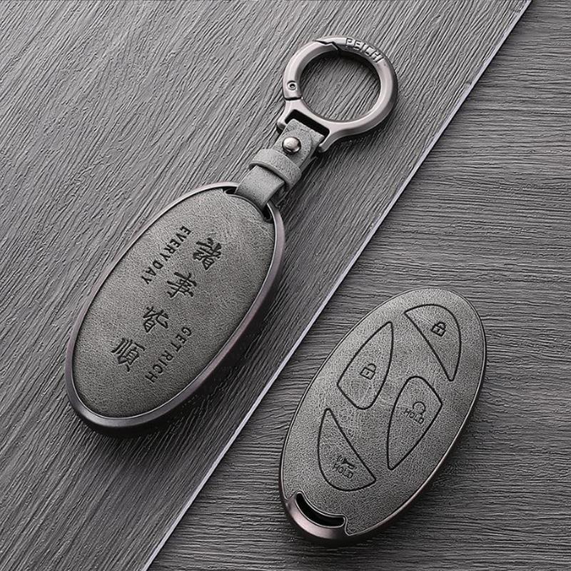 Portable Skin for Hyundai Kona Ev Grandeur GN7 2023 IONIQ 6 7 Button Remote Car Key Case Cover Fob Holder Keychain Accessories