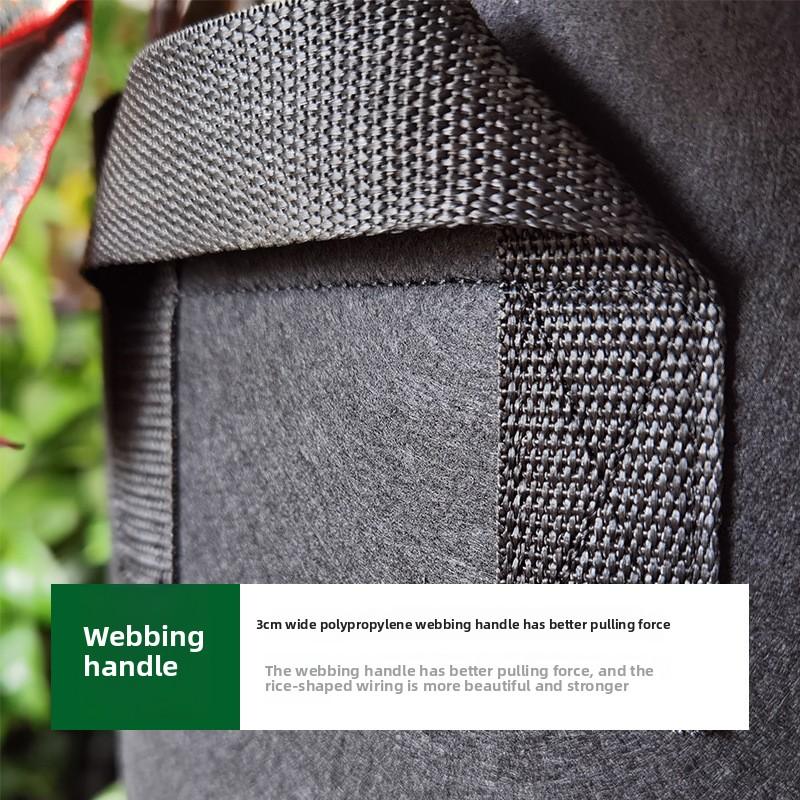 heightened planting bag, non-woven beauty plant bag, thickened felt flower pot cloth bag, deepened barrel type