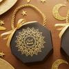 10Pcs Satin Ribbon Bow Eid and Ramadan Gift Boxes Gold Stamping Reusable Eid Gift Box Multicolor Portable Ramadan Gift Box