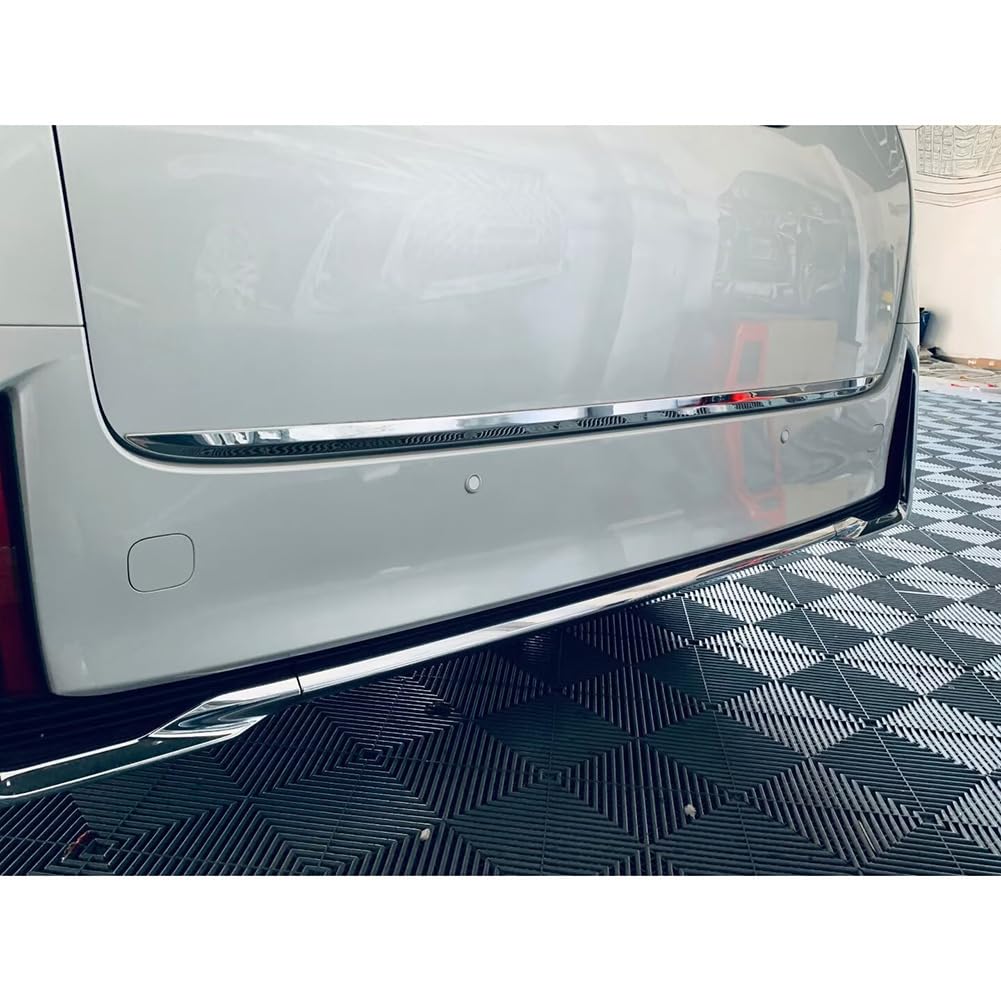Stainless steel rear tailgate and luggage door garnish for the new Toyota Designed specifically for the Toyota RUIQ Alphard/Vellfire (40 series).