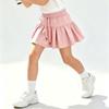 Mädchen Farbe Elastische Taille Sportlicher Rock mit Shorts für Sport, Spiel und Alltagsoutfits