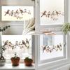 Flower Window Clings, Tree Branch Glass Sticker, Waterproof Anti-Collision Flowers Glass Decal For Bedroom Restroom Glass Window Doors DIY Decoration
