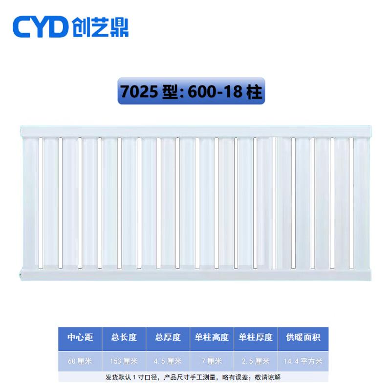 Chuang Yi Ding 7025 Industrial Steel Wall-Mounted Radiator